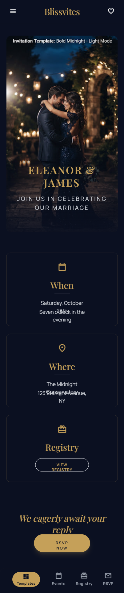 Bold Midnight Preview
